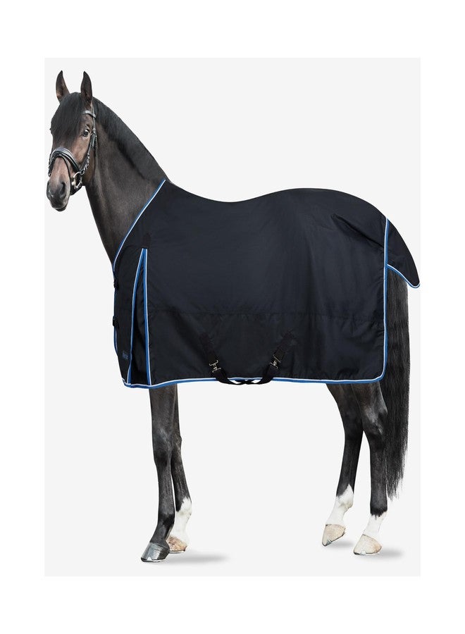 HORZE Glasgow Light Weight Waterproof Turnout Horse Sheet (No Fill) - Dark Blue - 81 in - Image 3